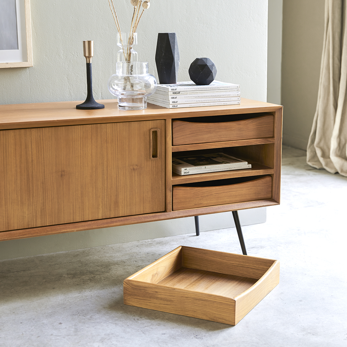 Simen teak TV Stand 155 cm Simen teak TV Stand 155 cm