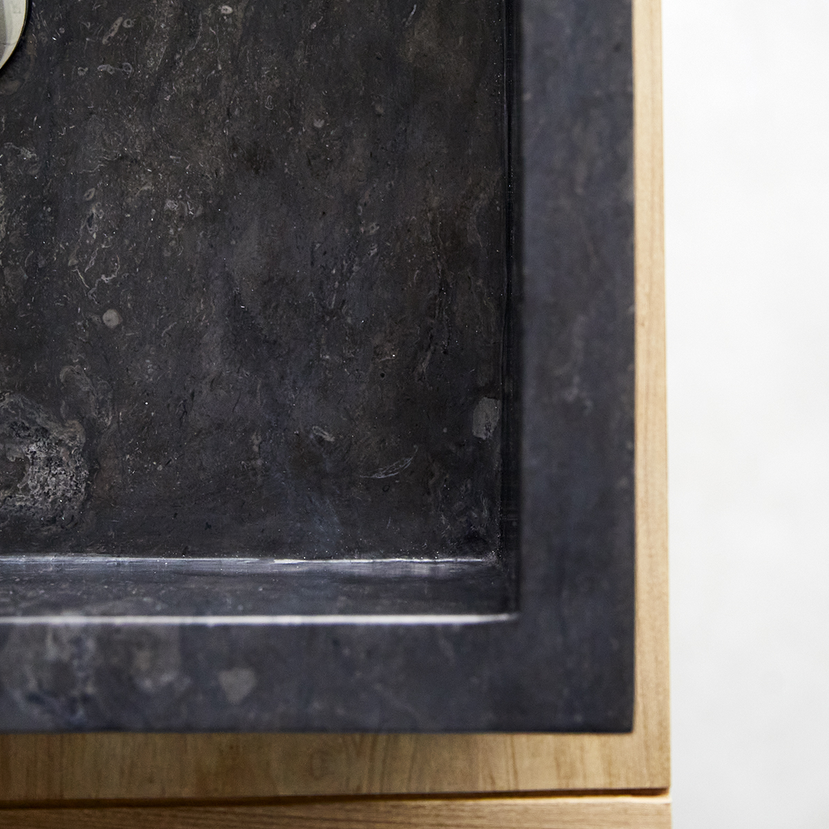 Slats dark Grey marble washbasin Slats dark Grey marble washbasin