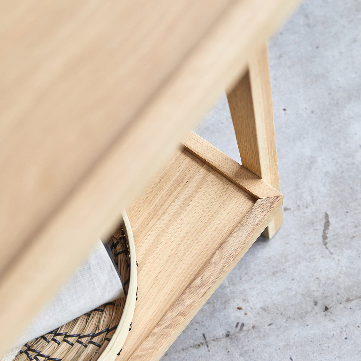 solid oak console table 130 Pola solid oak console table 130 Pola