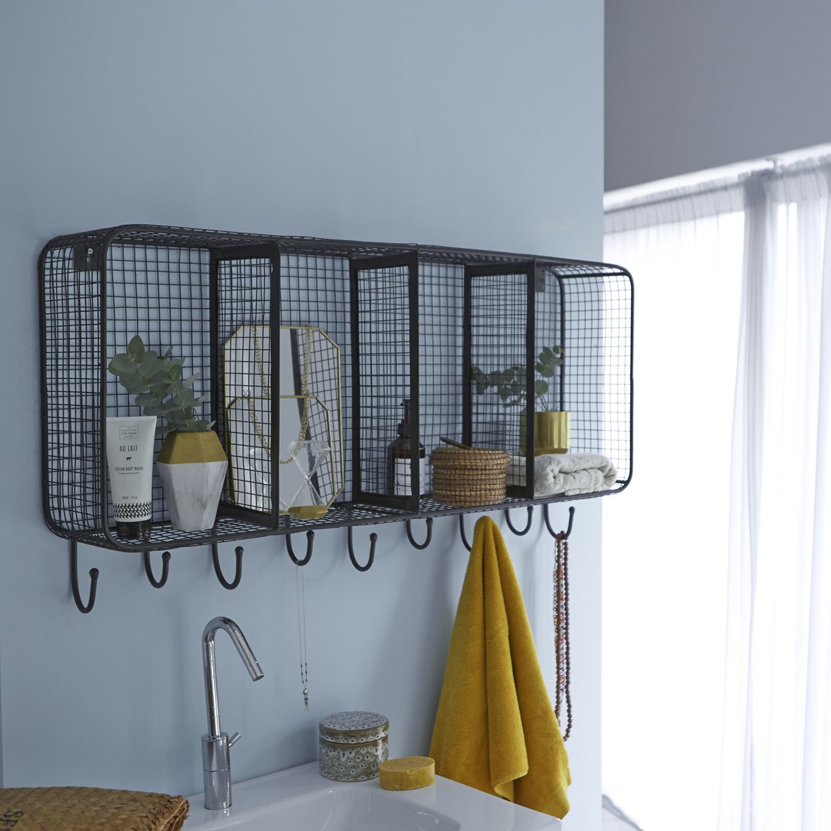 Sona Metal Bathroom Shelf 100 Sona Metal Bathroom Shelf 100
