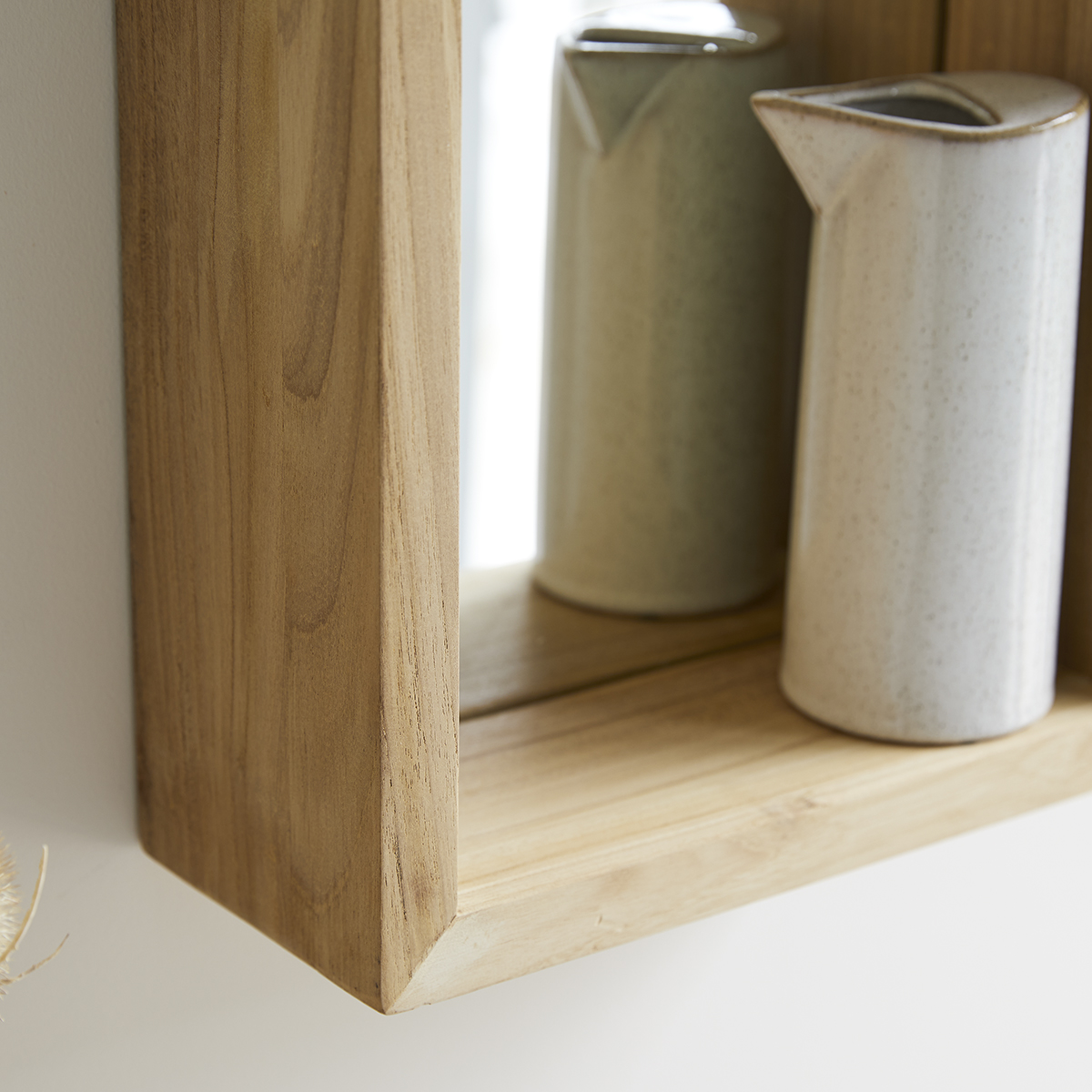 Stelle Teak Mirror 55x30 Stelle Teak Mirror 55x30