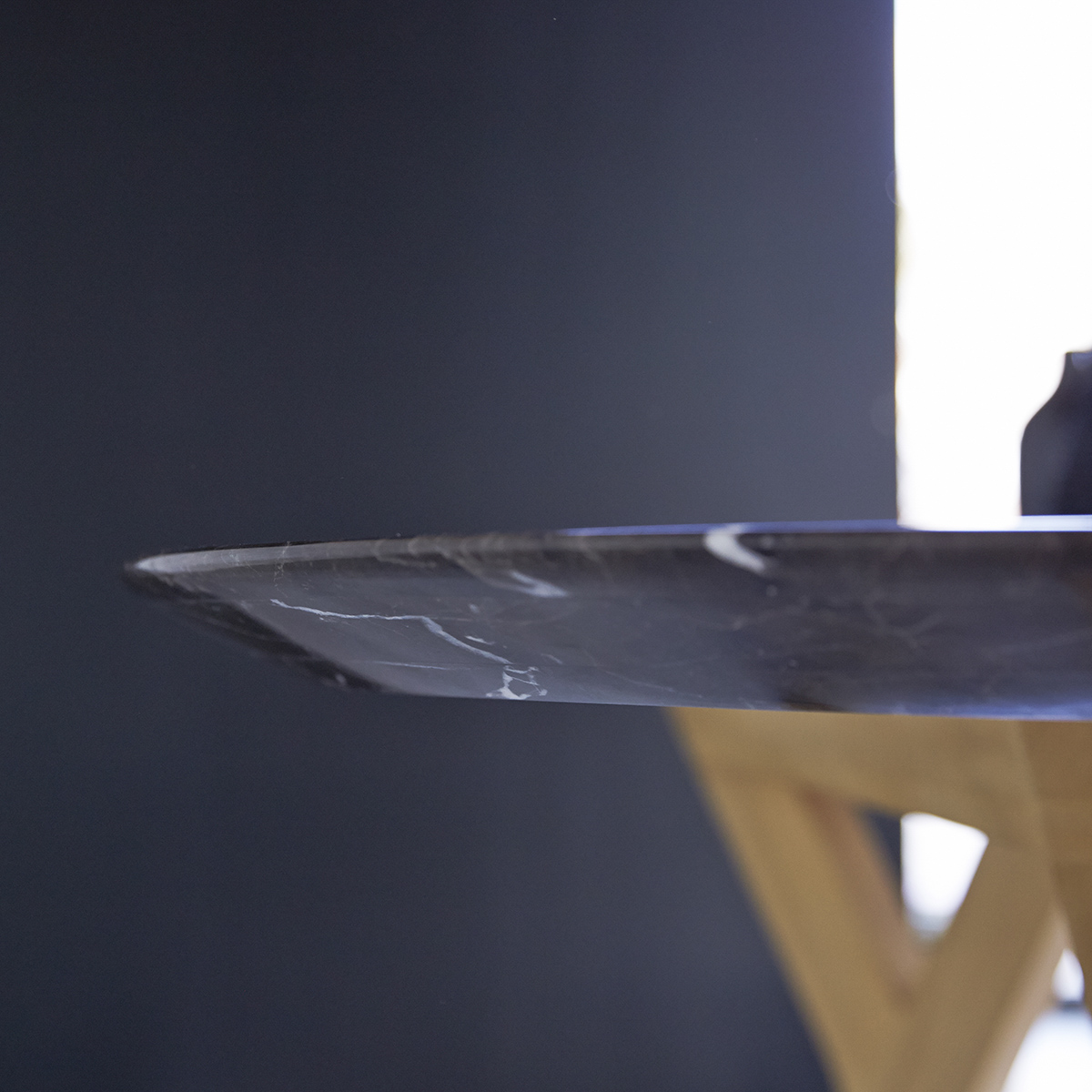 Stoneleaf Oak and Marble Dinner Table 130 Stoneleaf Oak and Marble Dinner Table 130