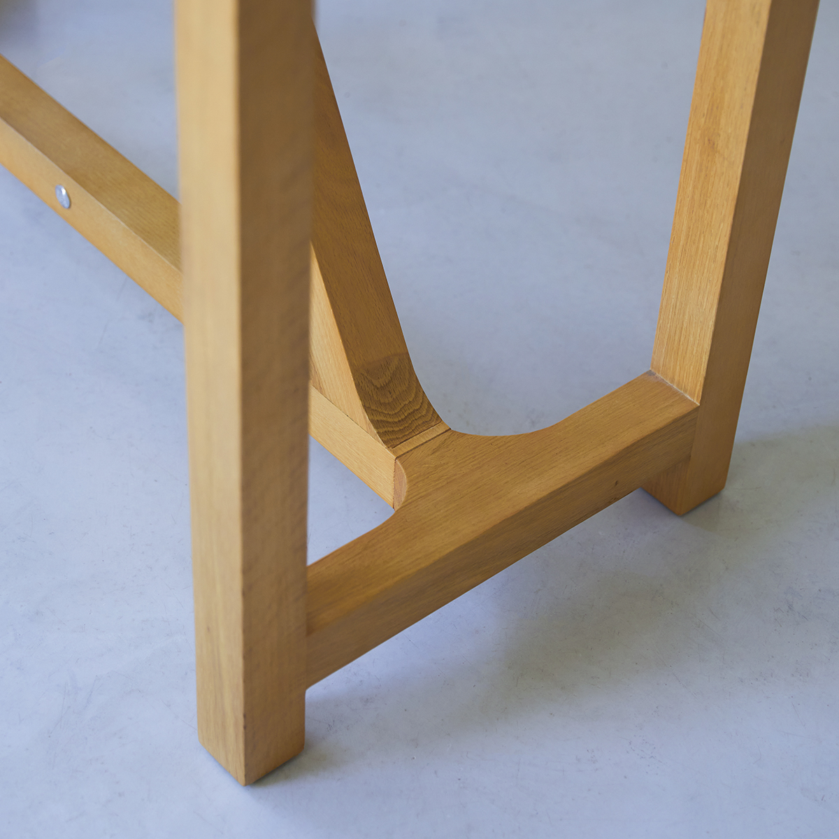Stoneleaf solid oak and marble Console table Stoneleaf solid oak and marble Console table