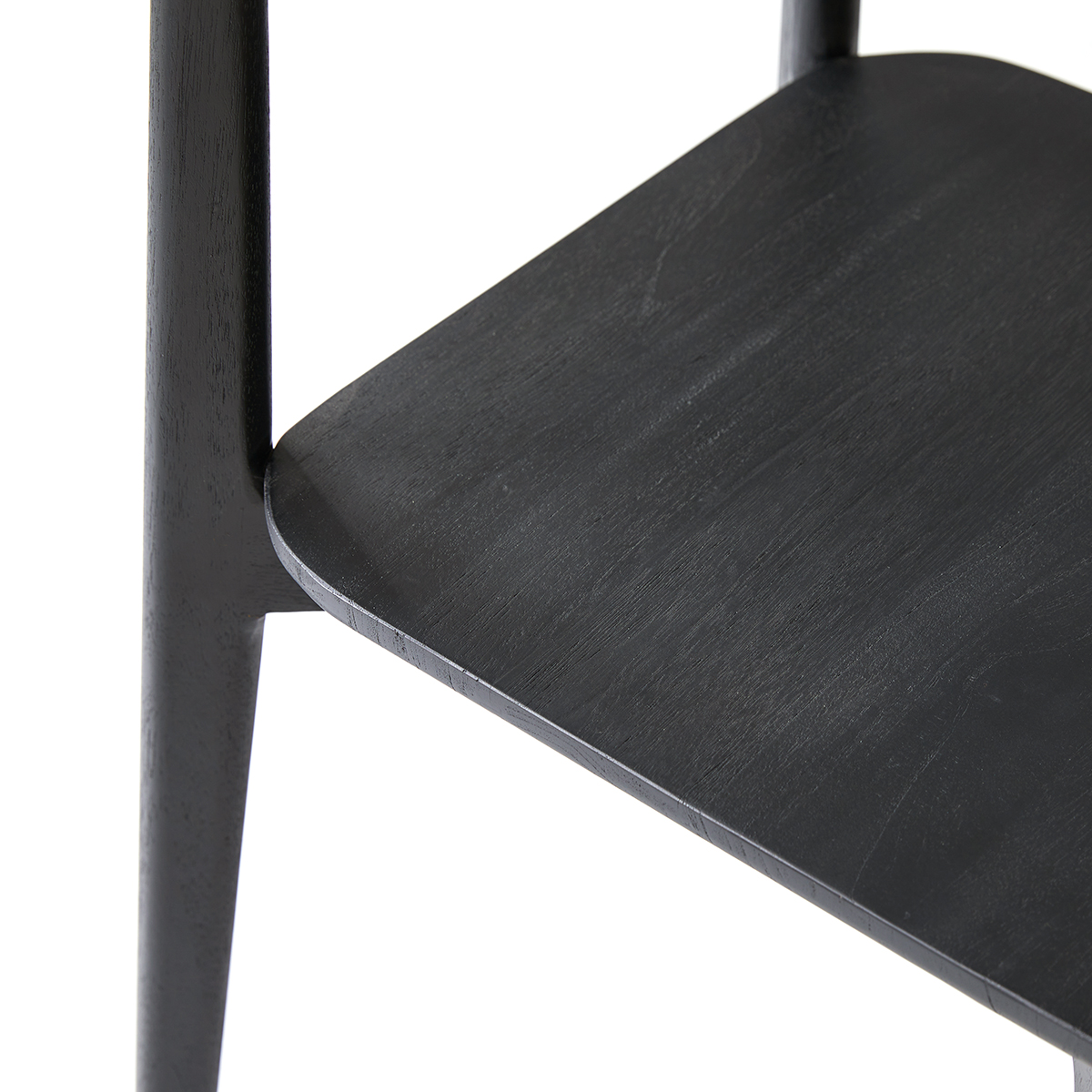 Stuhl aus massivem Teakholz Jonàk black Stuhl aus massivem Teakholz Jonàk black