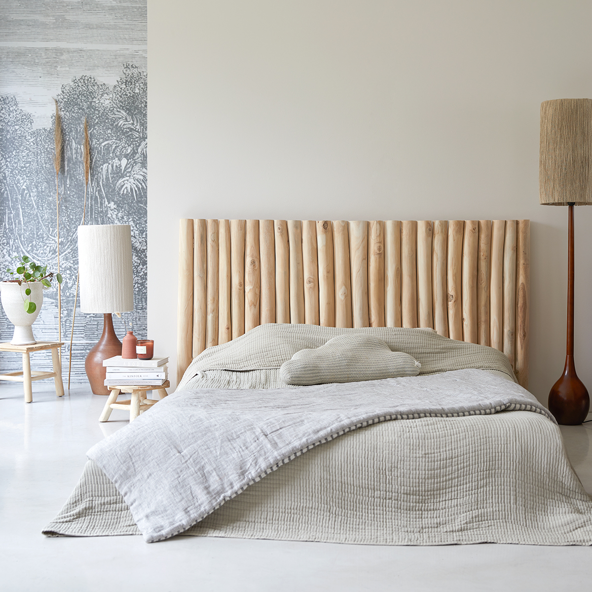 Tête de lit en bois flotté 180 cm River Tête de lit en bois flotté 180 cm River