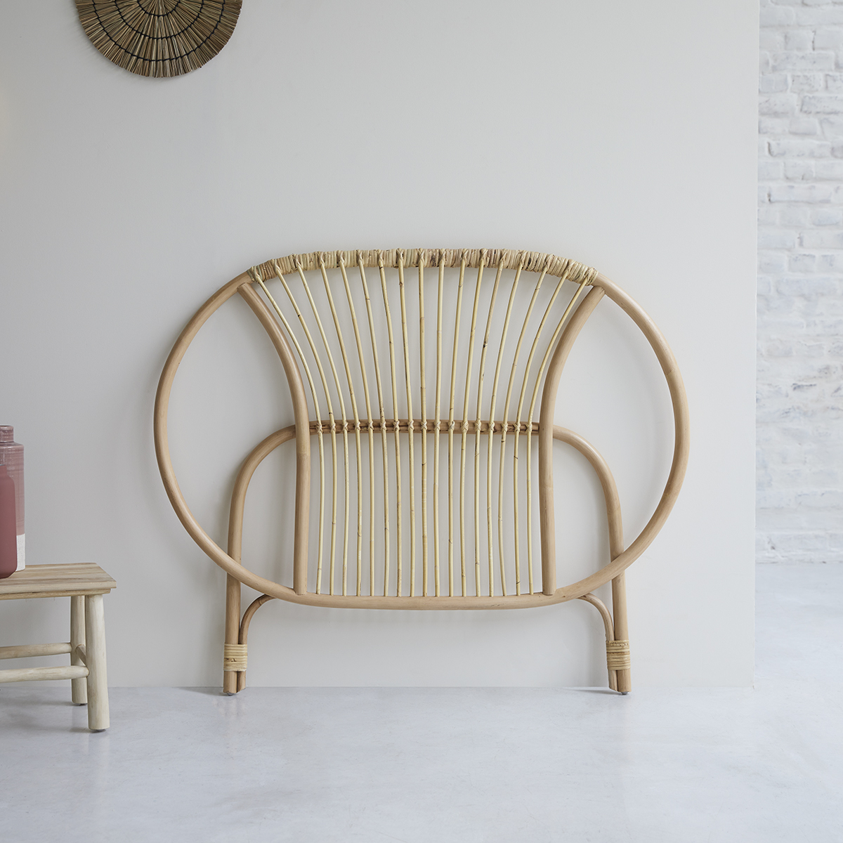 Tête de lit en rotin 120 cm Léontie Tête de lit en rotin 120 cm Léontie