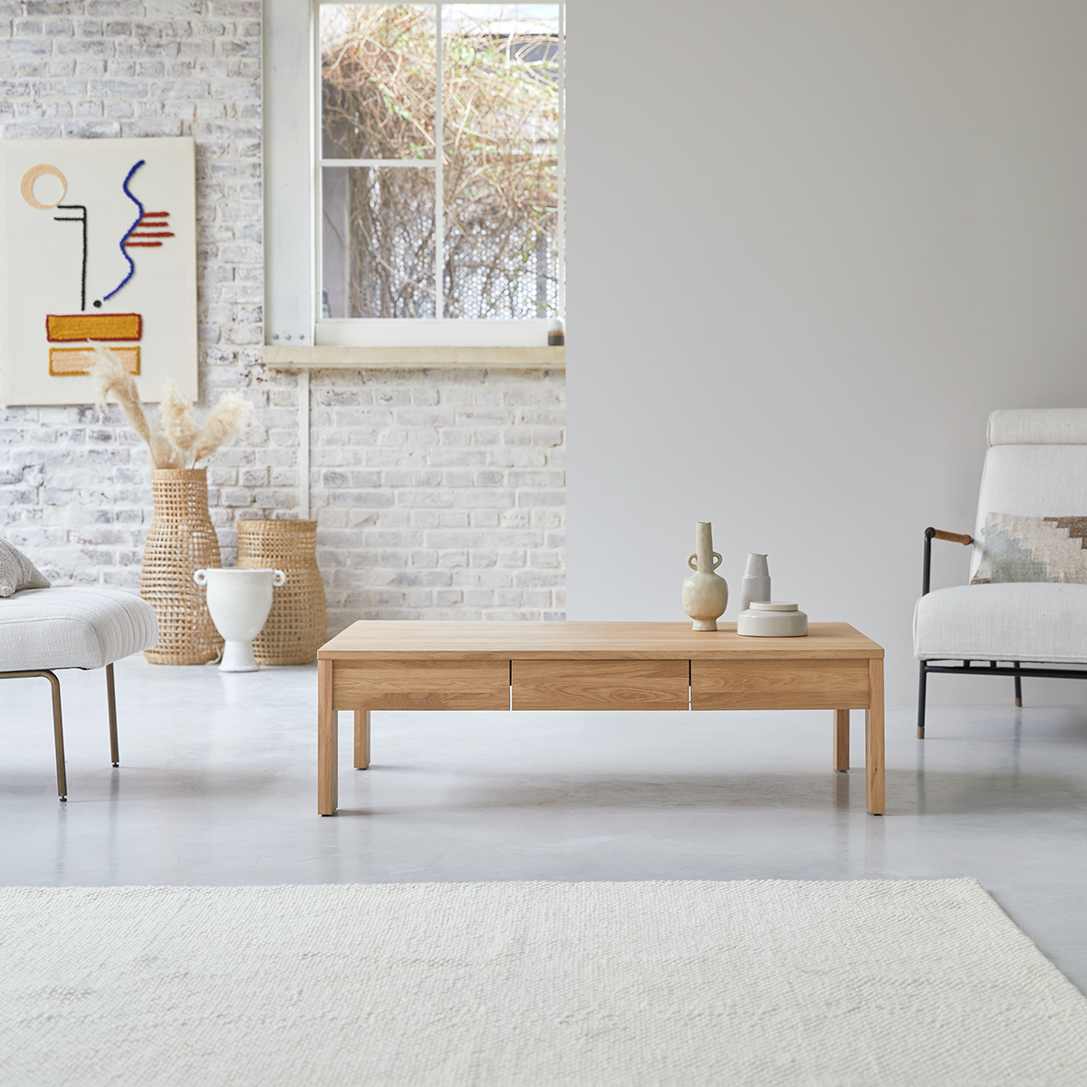 Table basse en chêne massif 120x80 Eden Table basse en chêne massif 120x80 Eden