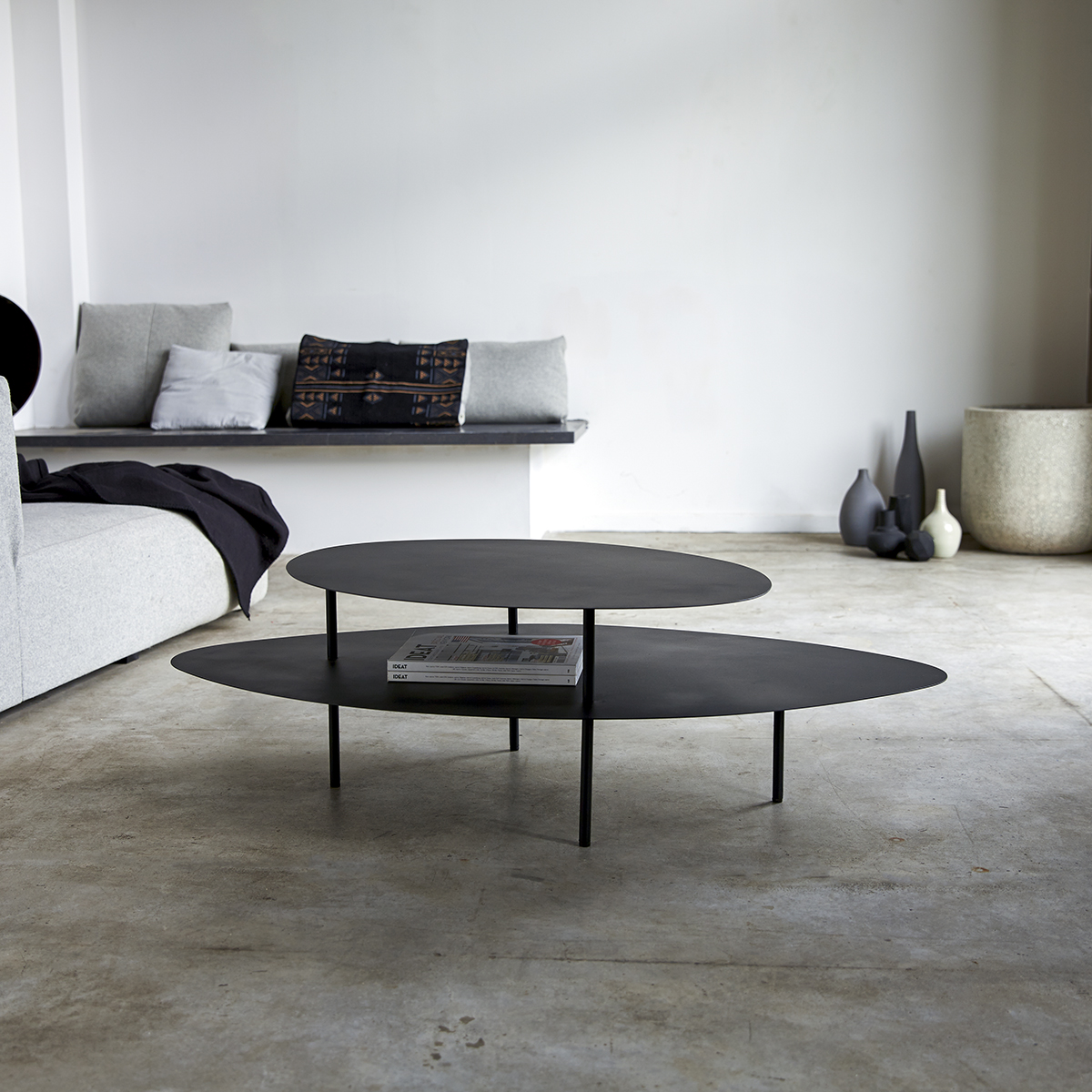 Table basse en métal 120x70 Judit Table basse en métal 120x70 Judit
