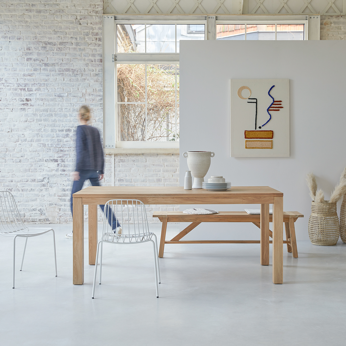 Table en chêne massif 180x90 Eden Table en chêne massif 180x90 Eden