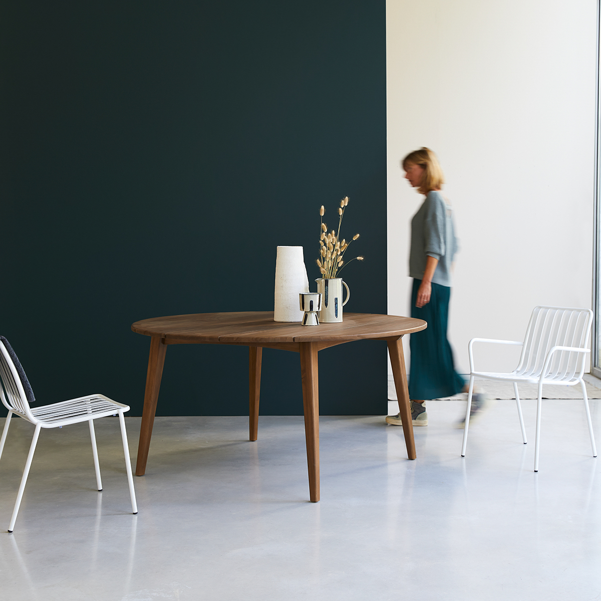 Table en teck 150 Grasshopper Table en teck 150 Grasshopper