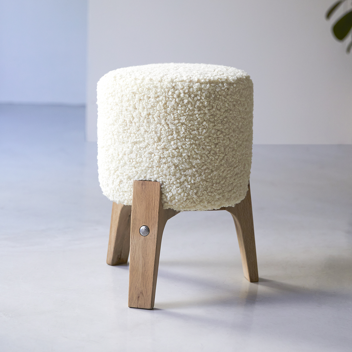 Tabouret Drum M Himalaya en chêne massif Tabouret Drum M Himalaya en chêne massif