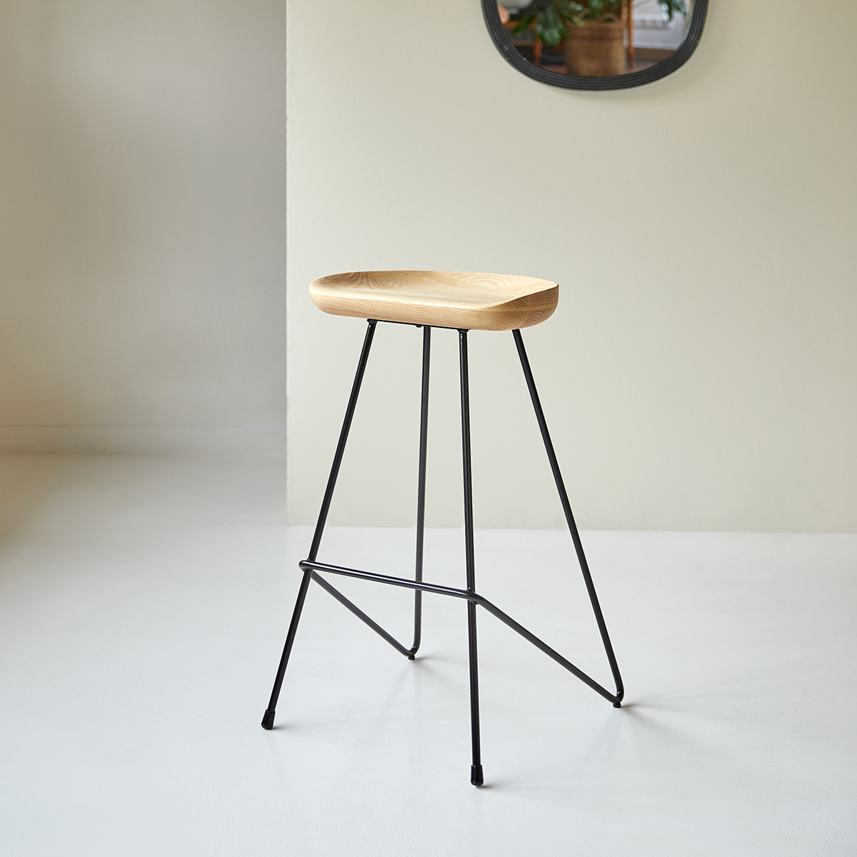 Tabouret haut Mari noir Tabouret haut Mari noir