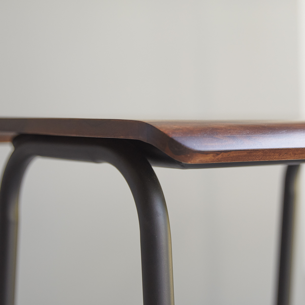 Talia Metal and solid sheesham Bar Stool Talia Metal and solid sheesham Bar Stool