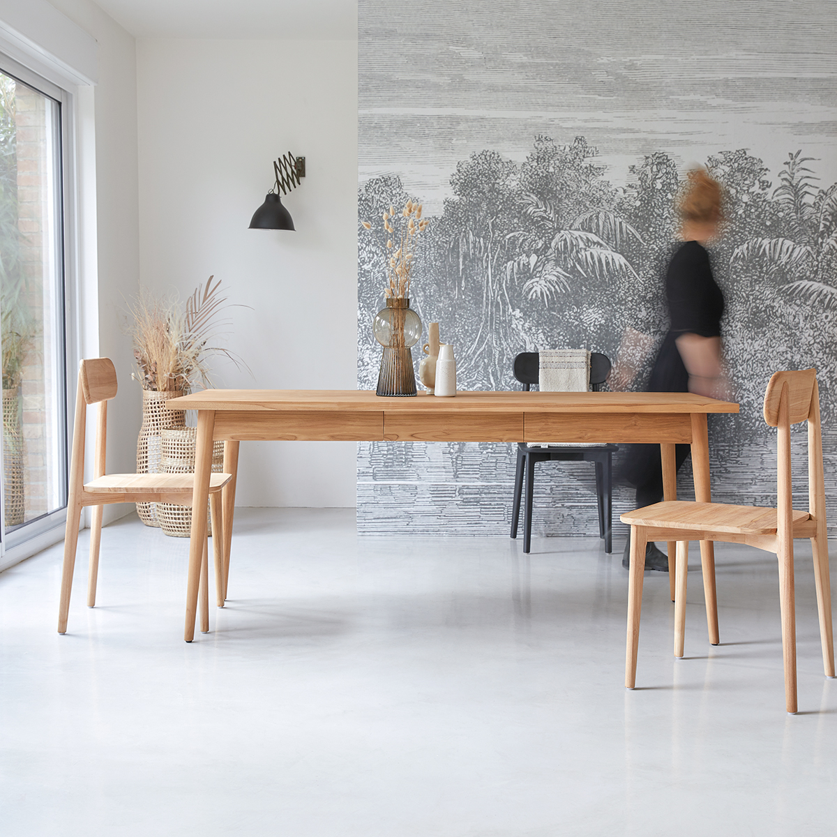 Tavolo da pranzo 180x80 in Teak Jonàk Tavolo da pranzo 180x80 in Teak Jonàk