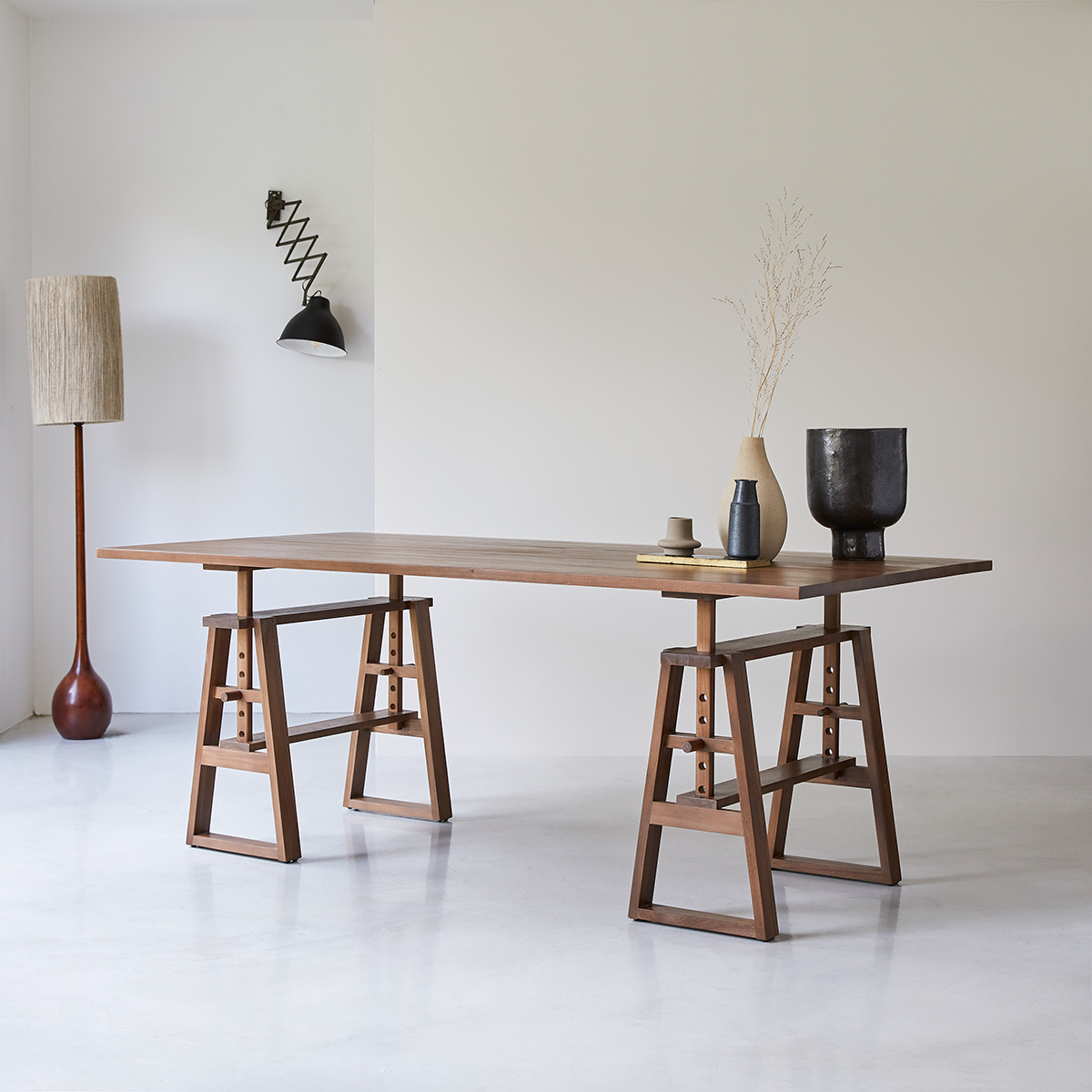 Tavolo in teak massello 200x100 Trestle Tavolo in teak massello 200x100 Trestle