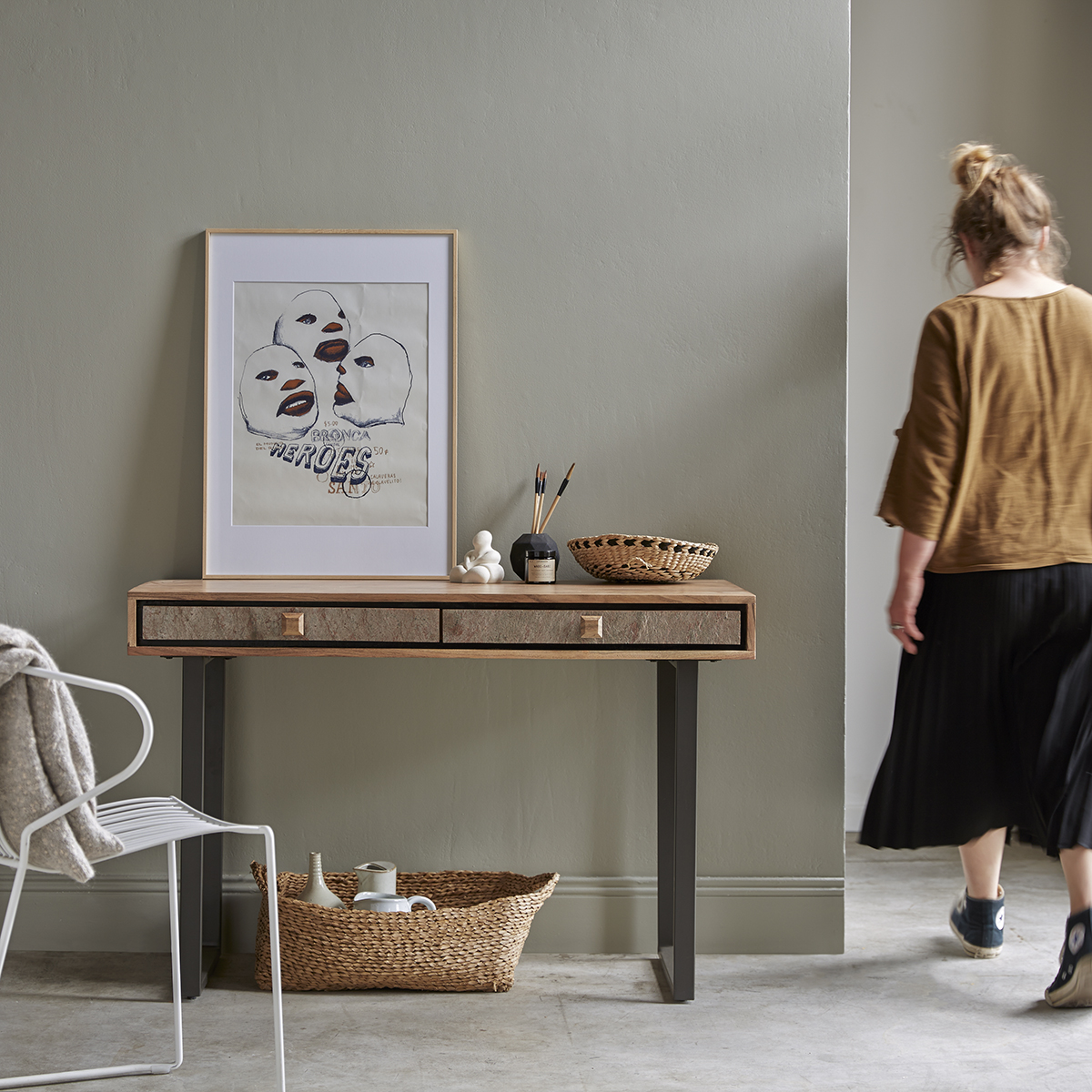 Temis acacia Console table Temis acacia Console table