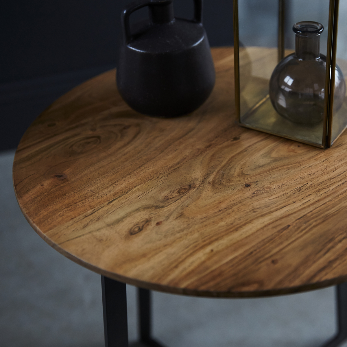 Temis solid acacia Side Table 45 Temis solid acacia Side Table 45