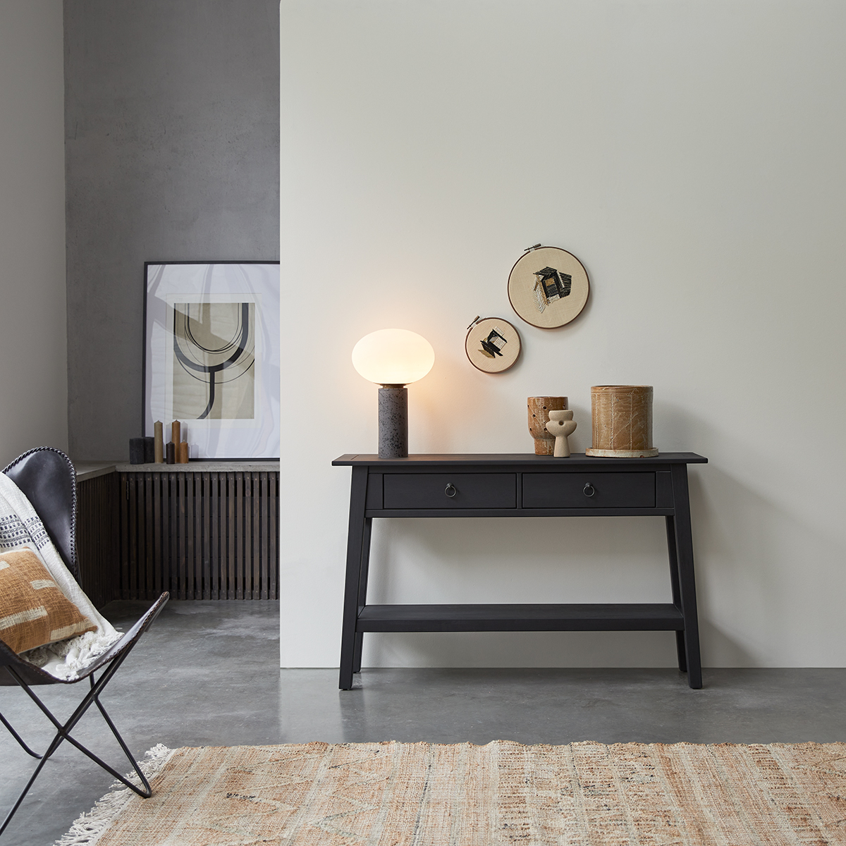 Thaki Black Mahogany Console 130 Thaki Black Mahogany Console 130