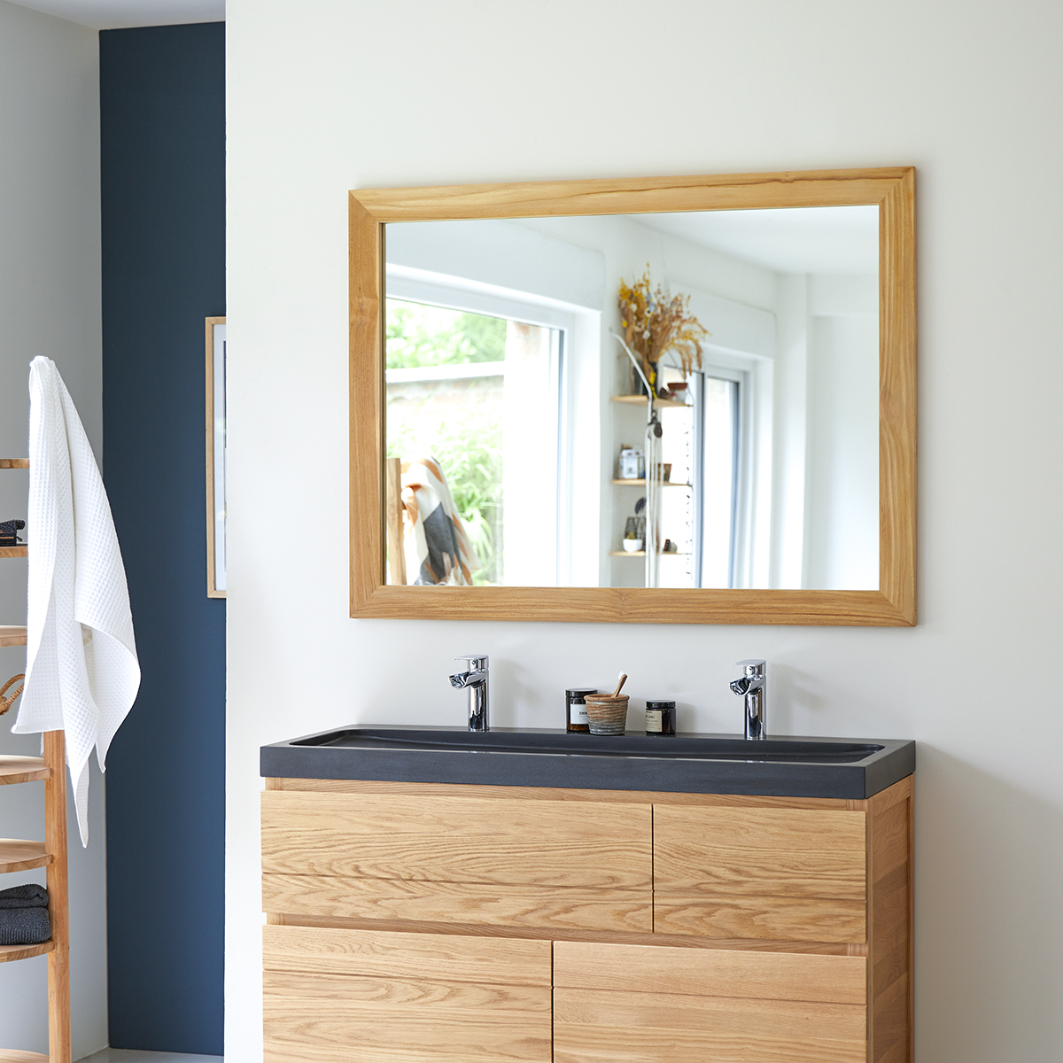 Tona Teak Mirror 120x90 Tona Teak Mirror 120x90