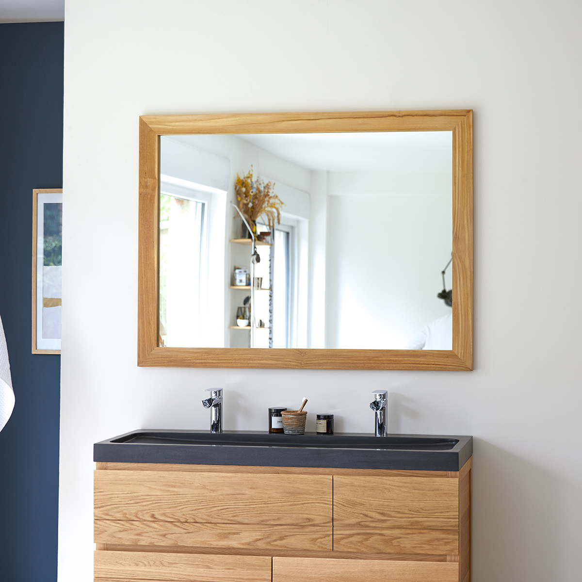 Tona Teak Mirror 120x90 Tona Teak Mirror 120x90