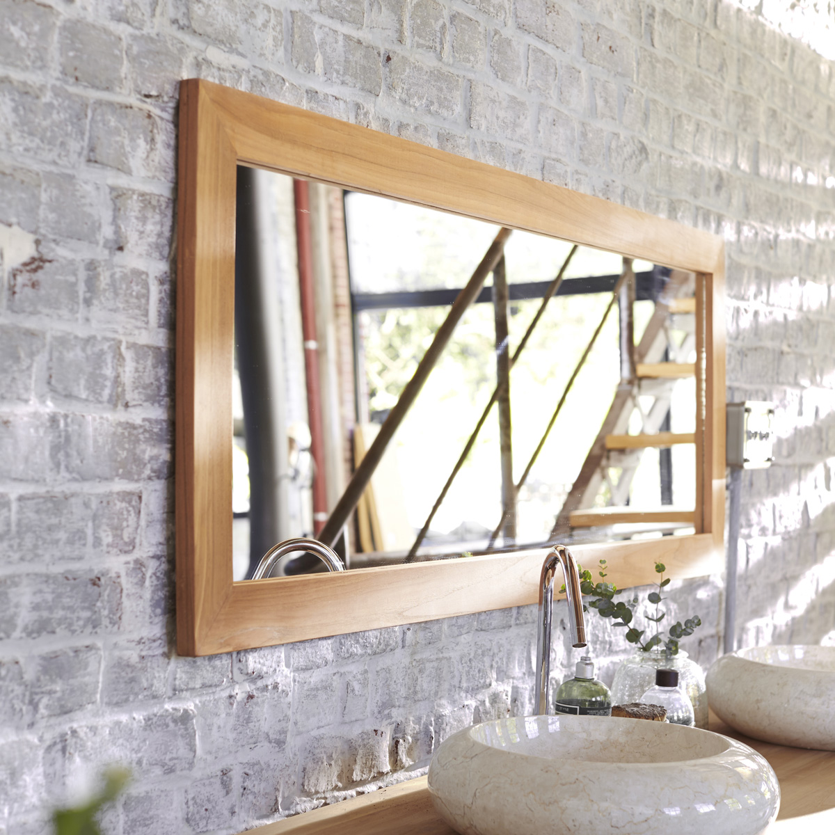 Tona teak mirror 160x60 cm Tona teak mirror 160x60 cm