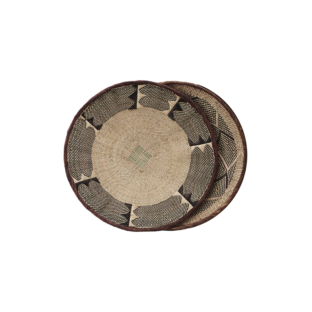Tonga 38 set of 2 baskets Tonga 38 set of 2 baskets