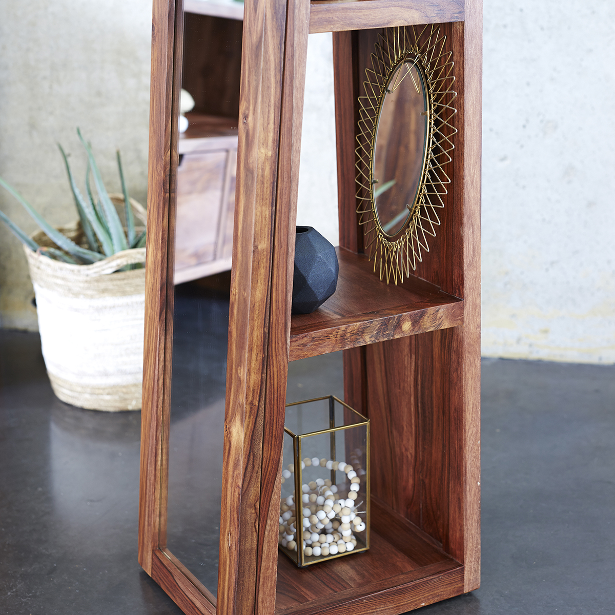 Twig solid sheesham Mirror Column 30 Twig solid sheesham Mirror Column 30