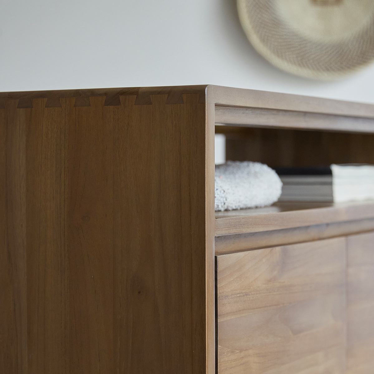 Twist solid teak Sideboard 80 Twist solid teak Sideboard 80