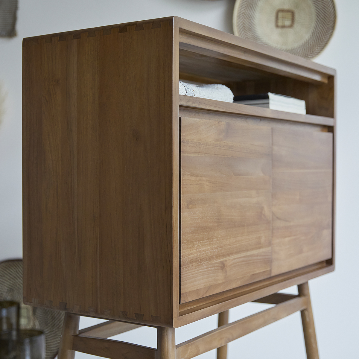 Twist solid teak Sideboard 80 Twist solid teak Sideboard 80