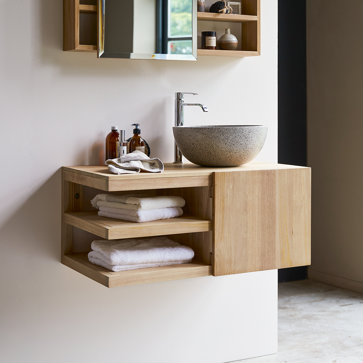 Typo solid teak Washstand 90 Typo solid teak Washstand 90