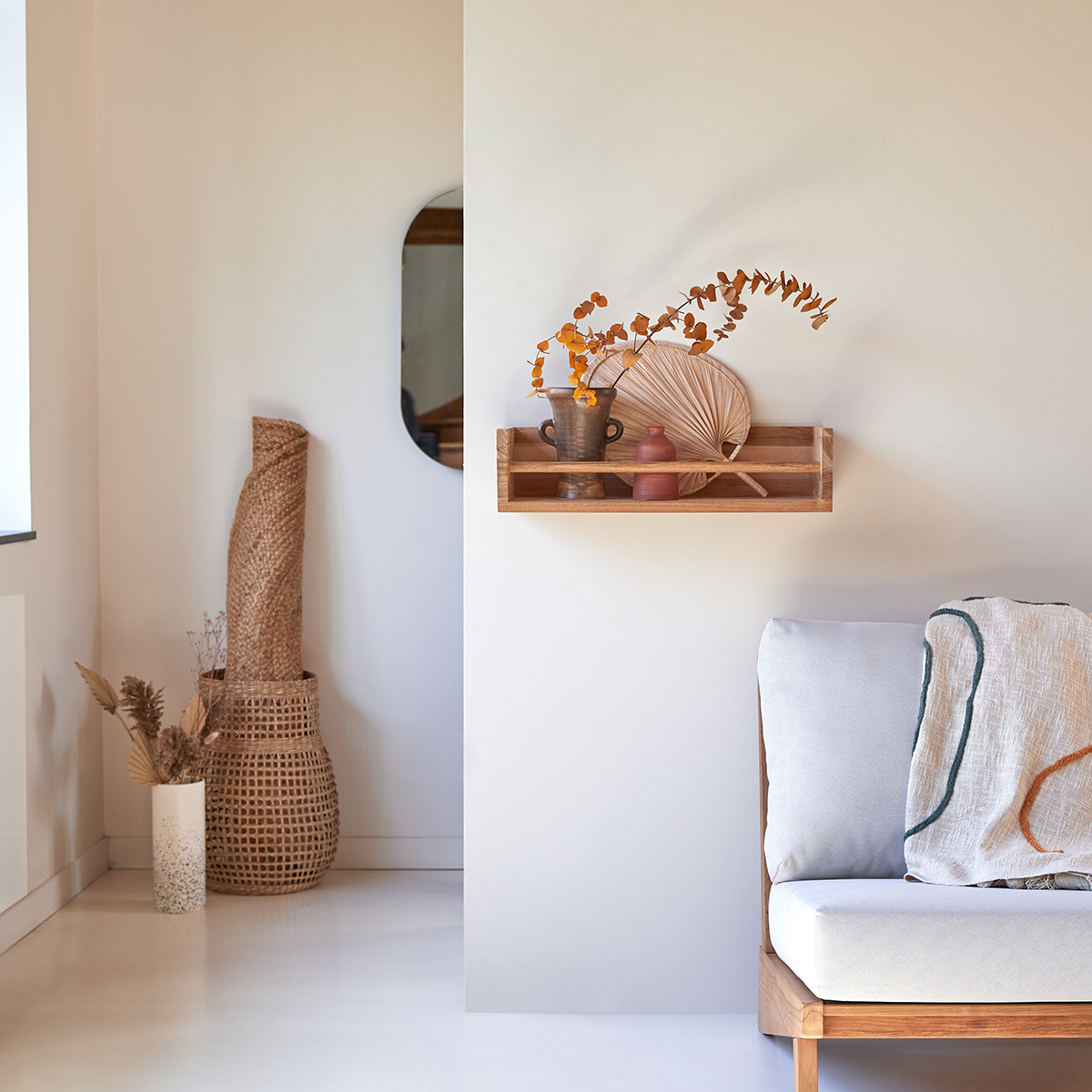 Ugo solid teak Wall Shelf 60 Ugo solid teak Wall Shelf 60