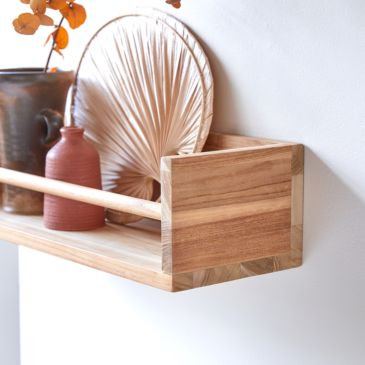 Ugo solid teak Wall Shelf 60 Ugo solid teak Wall Shelf 60