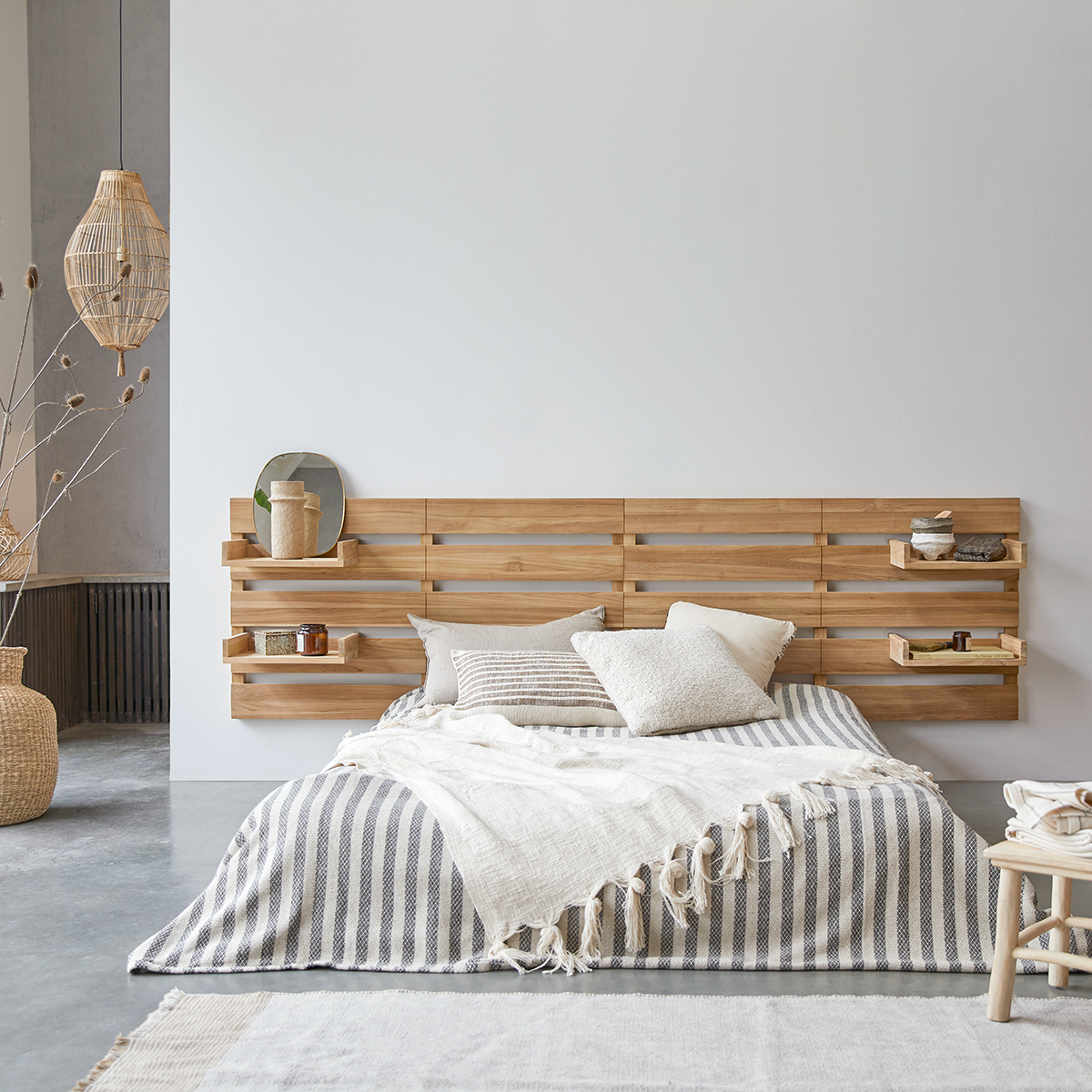 Urbain solid teak Headboard 270 Urbain solid teak Headboard 270