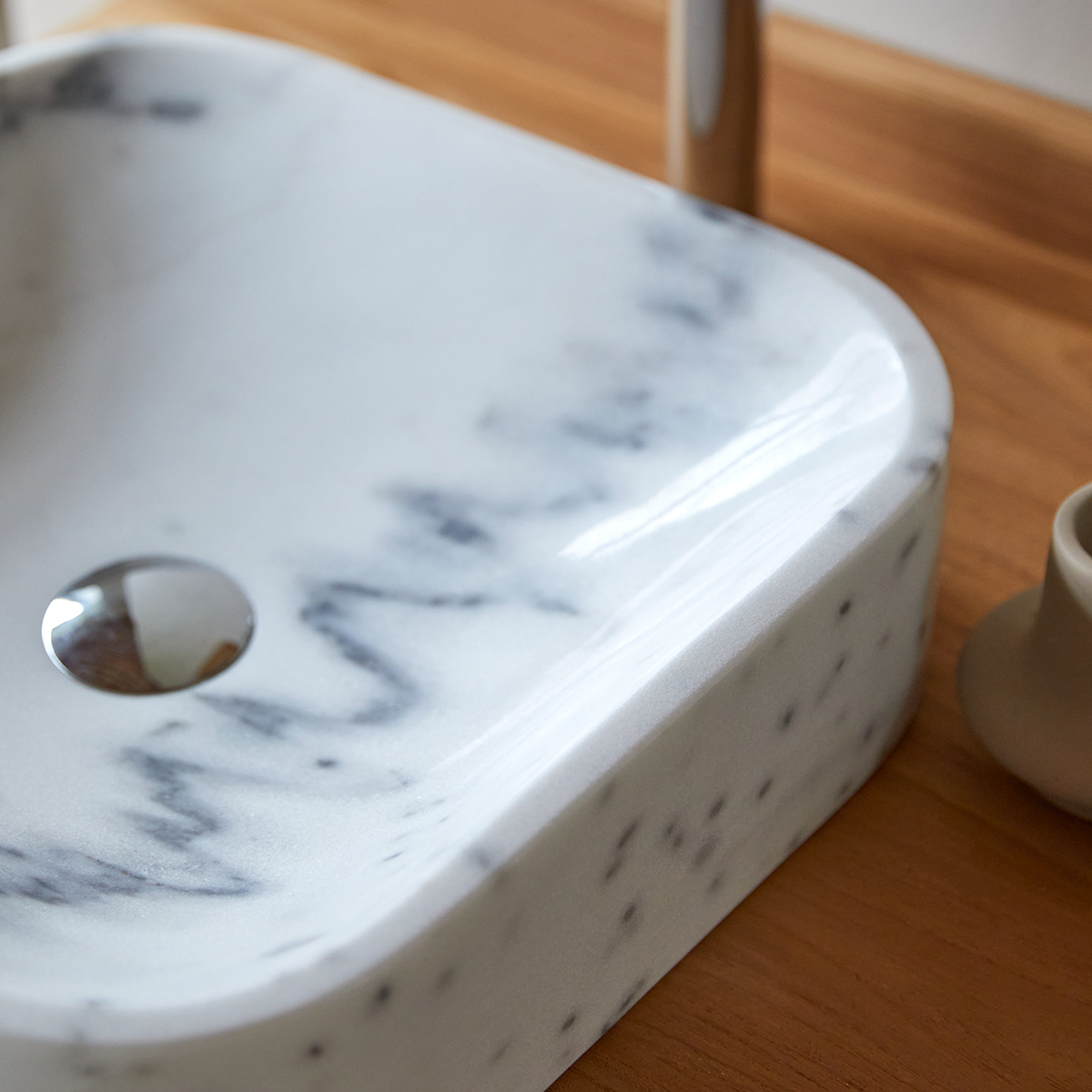 Vasque en marbre Perseus white Vasque en marbre Perseus white