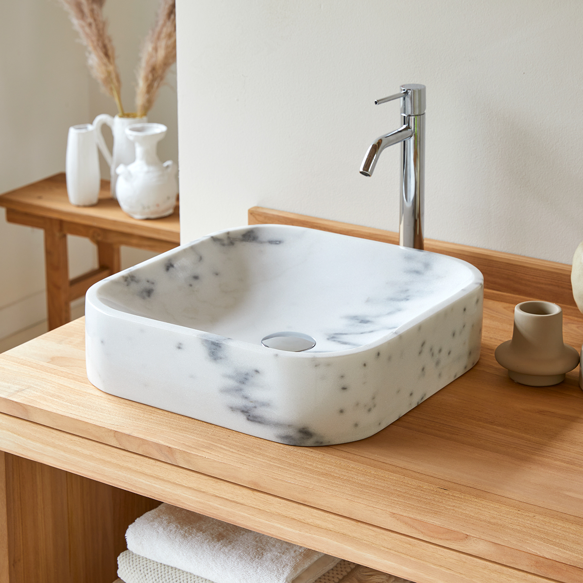 Vasque en marbre Perseus white Vasque en marbre Perseus white