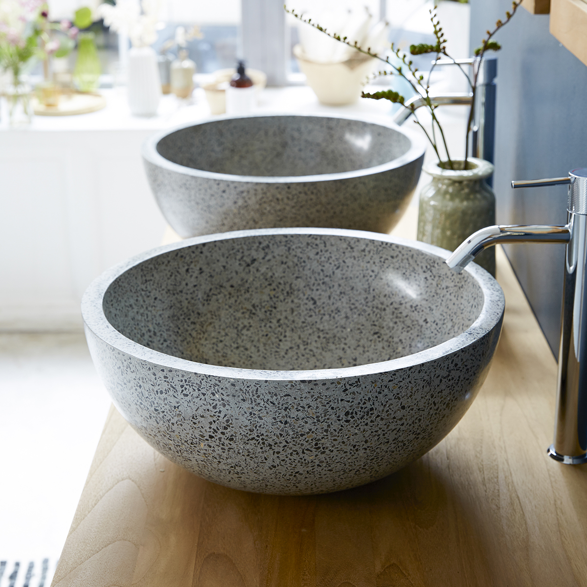 Vasque en terrazzo Isa grey Vasque en terrazzo Isa grey