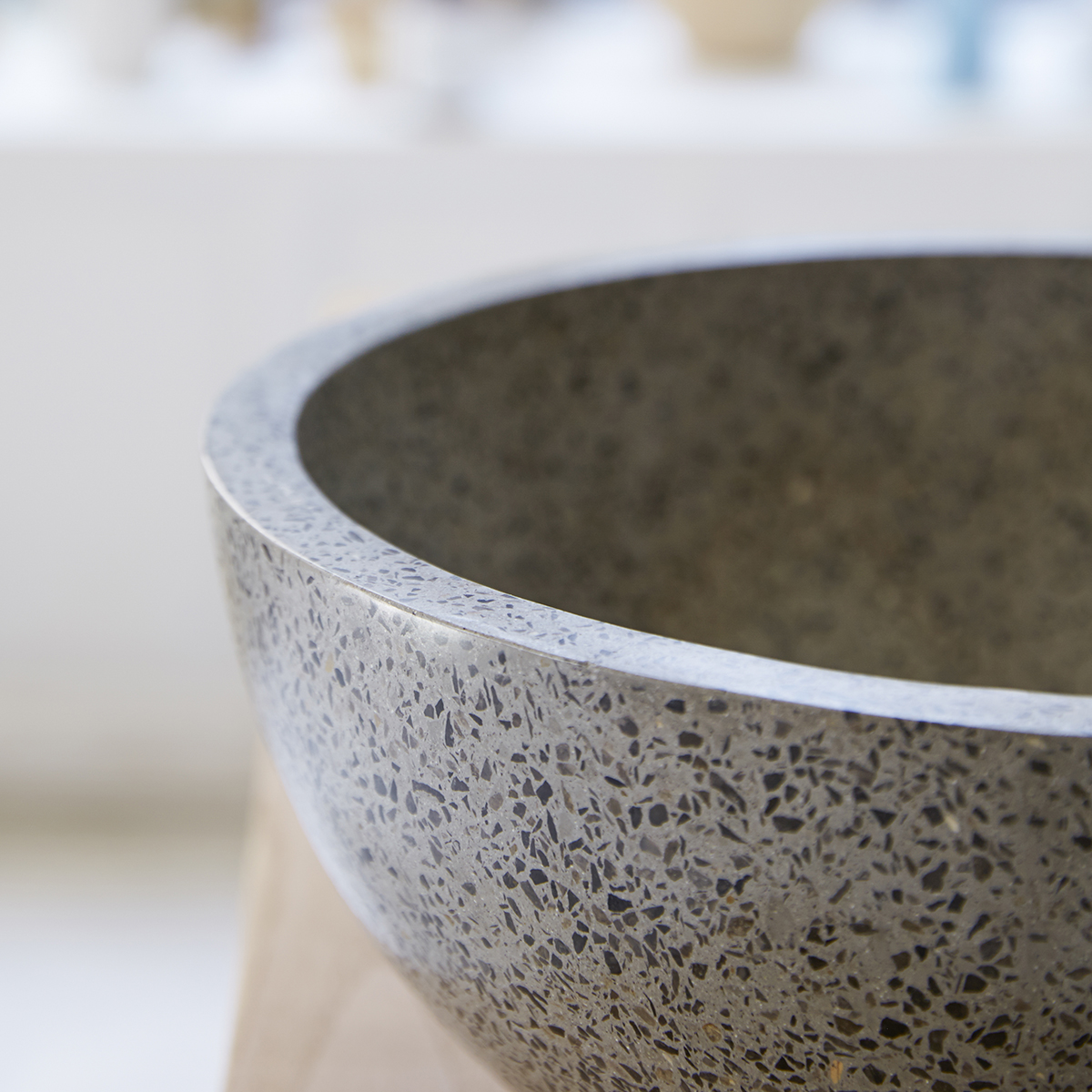 Vasque en terrazzo Isa grey Vasque en terrazzo Isa grey
