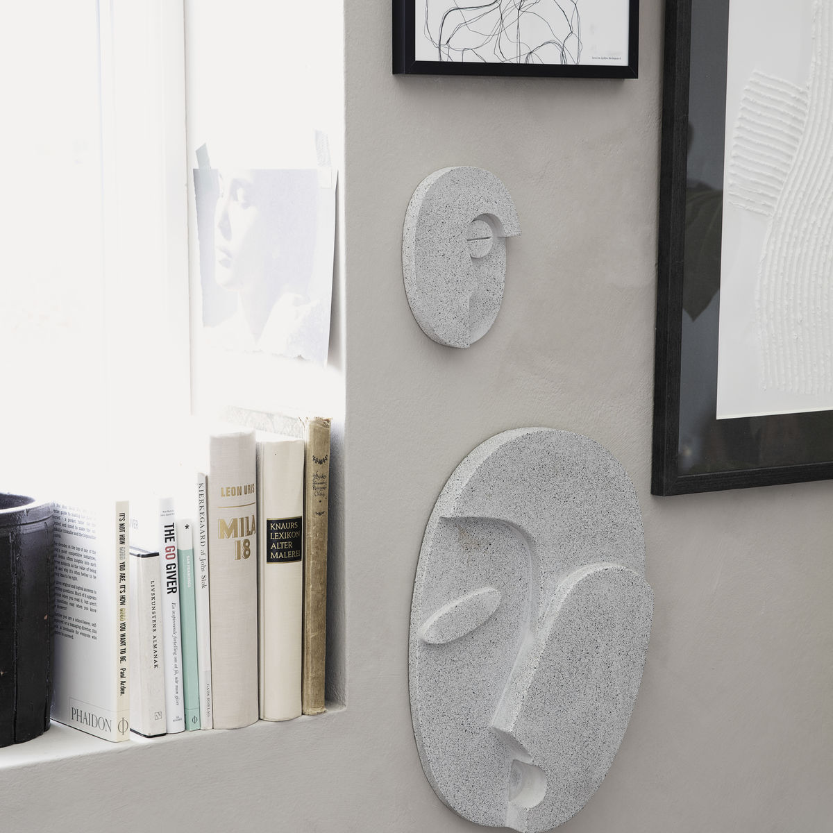 Wall art Face grey Wall art Face grey