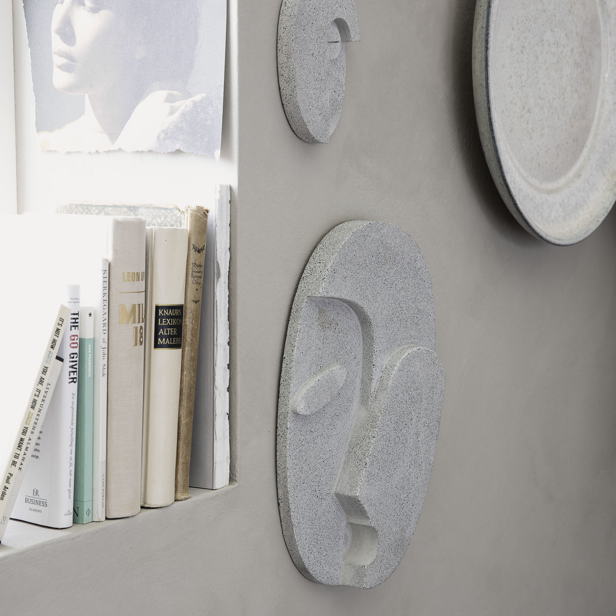 Wall art Face grey Wall art Face grey