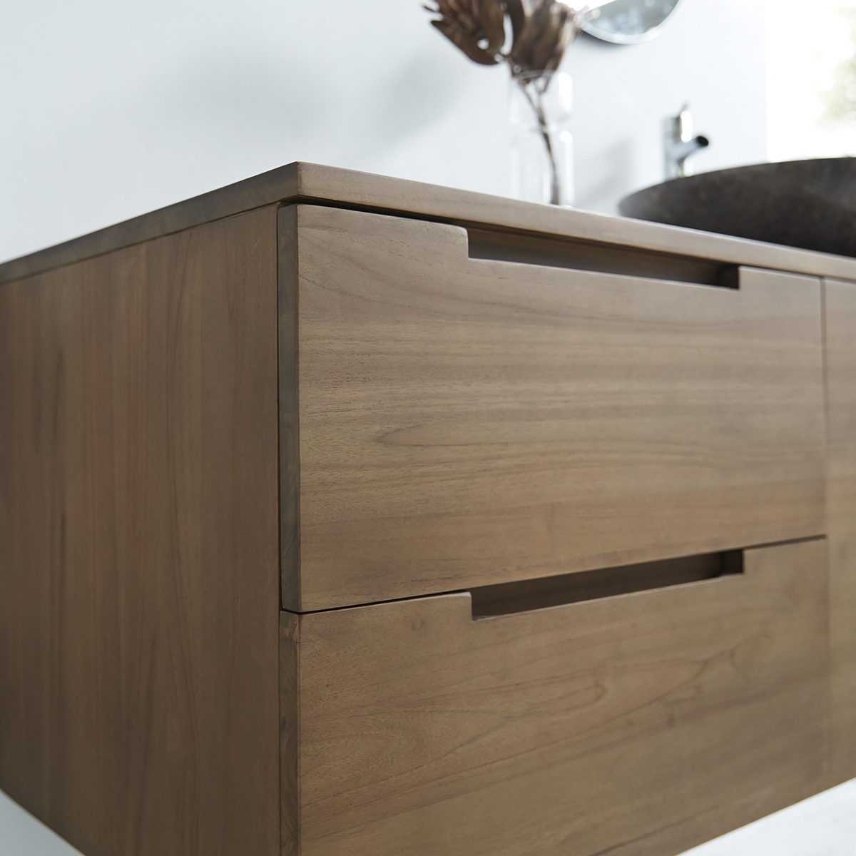 Waschtisch aus massives Teakholz 120 Romeo Waschtisch aus massives Teakholz 120 Romeo