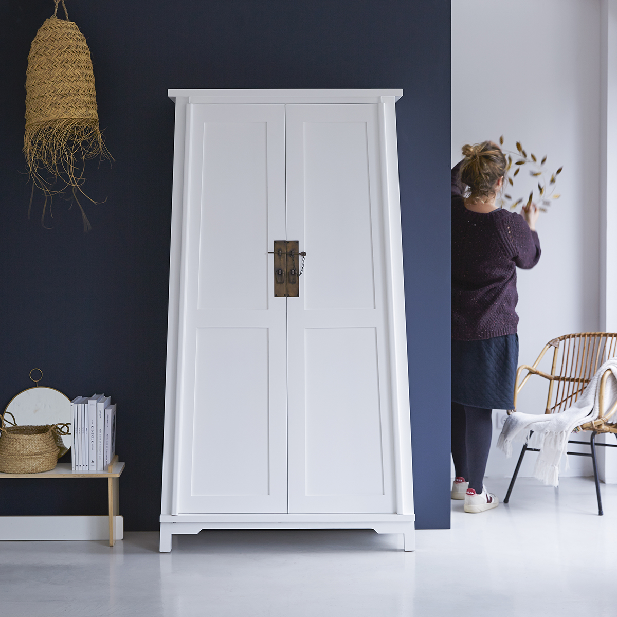 Yuki White Mahogany Cupboard Yuki White Mahogany Cupboard