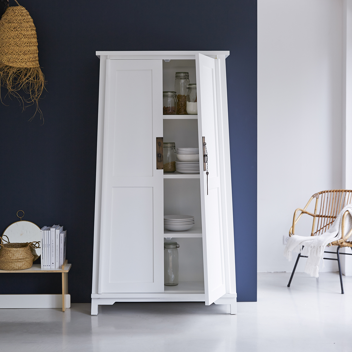 Yuki White Mahogany Cupboard Yuki White Mahogany Cupboard
