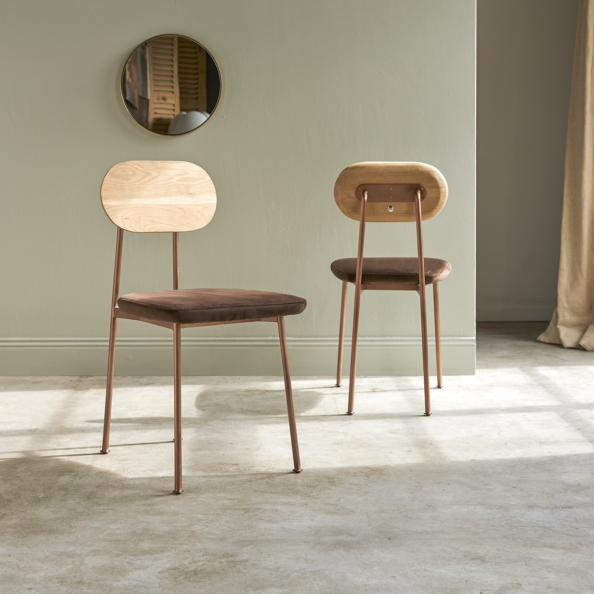 Yutapi Oak Chair Brown Yutapi Oak Chair Brown
