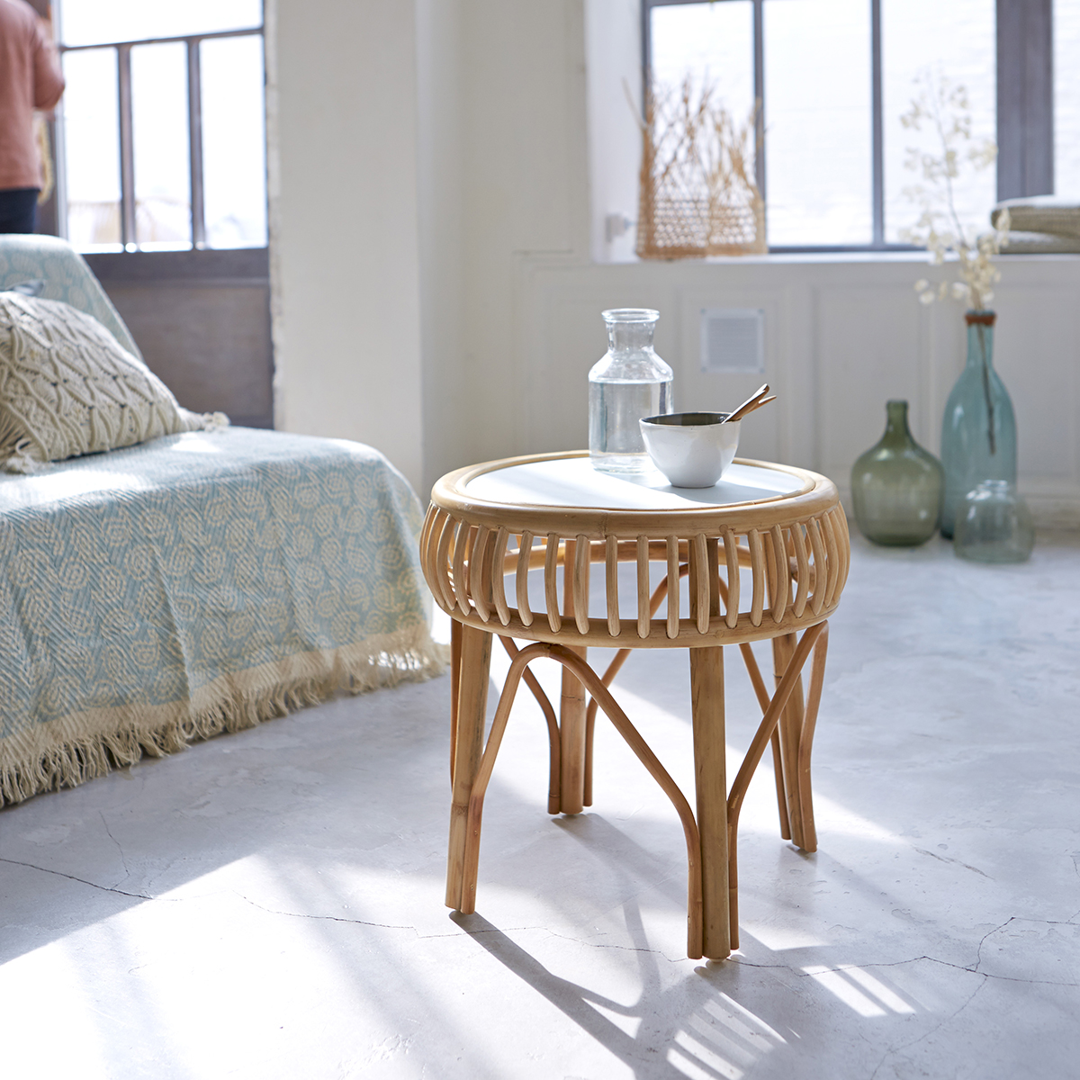 Zelie rattan Side table Zelie rattan Side table