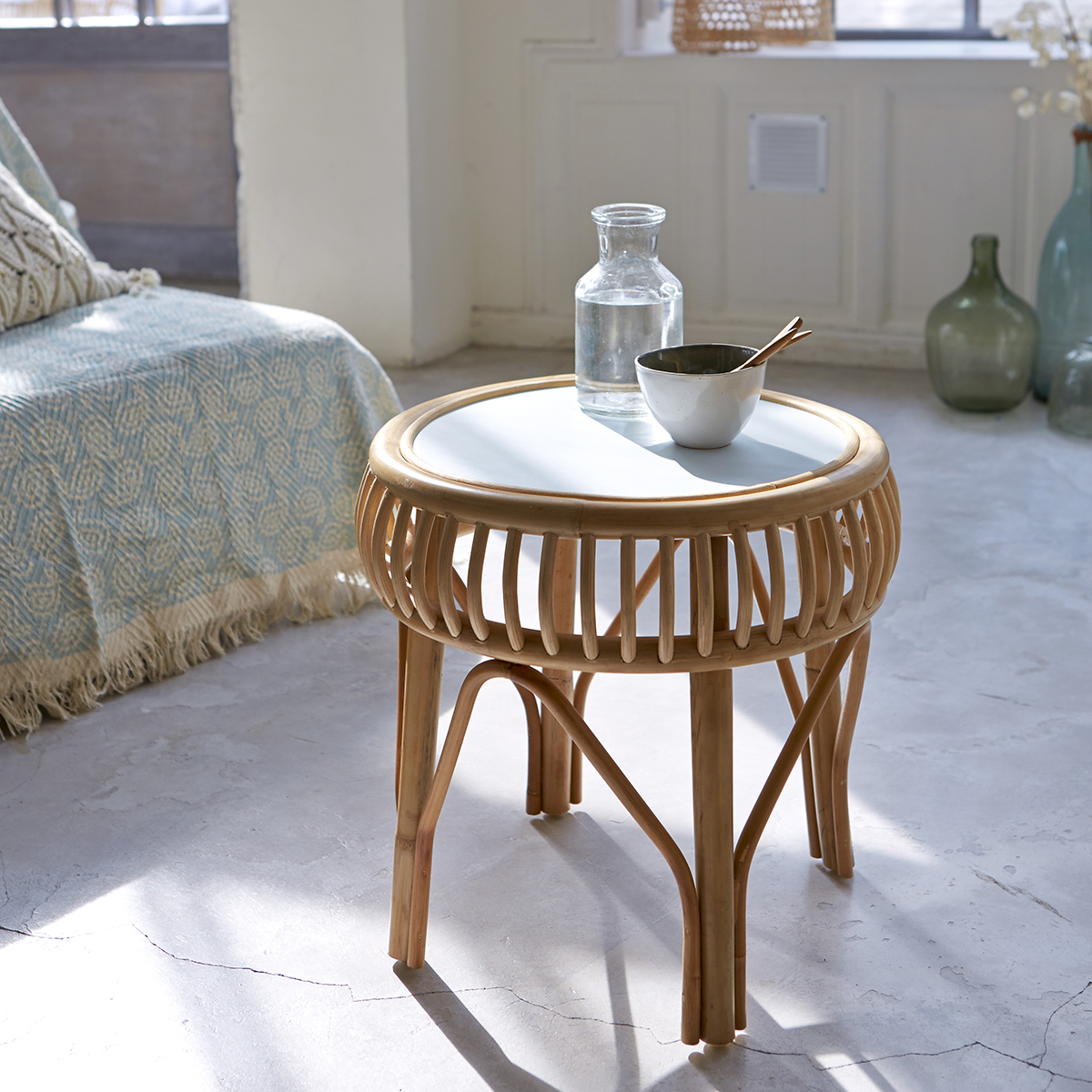 Zelie rattan Side table Zelie rattan Side table