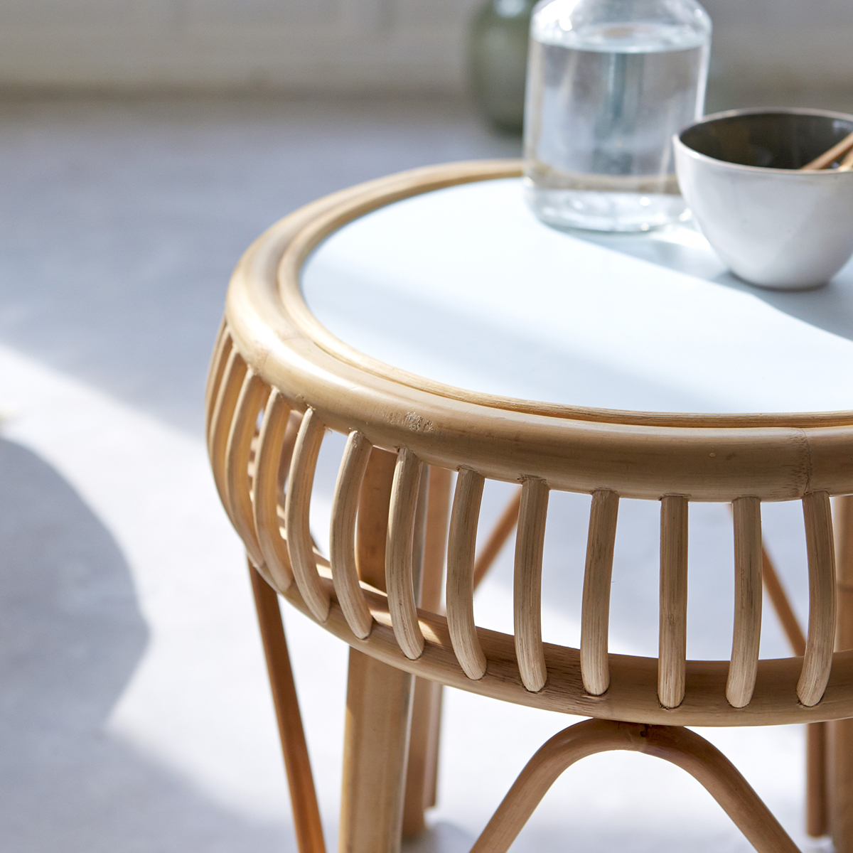 Zelie rattan Side table Zelie rattan Side table