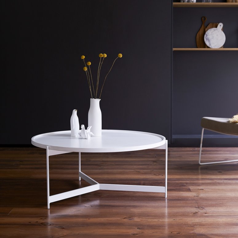 Table basse Tikamoon Bonnie - Palissandre massif - Style Vintage - Ameublement
